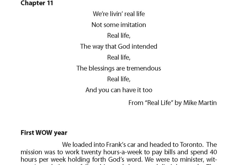 An Ordinary Life Book Excerpt - Page 138